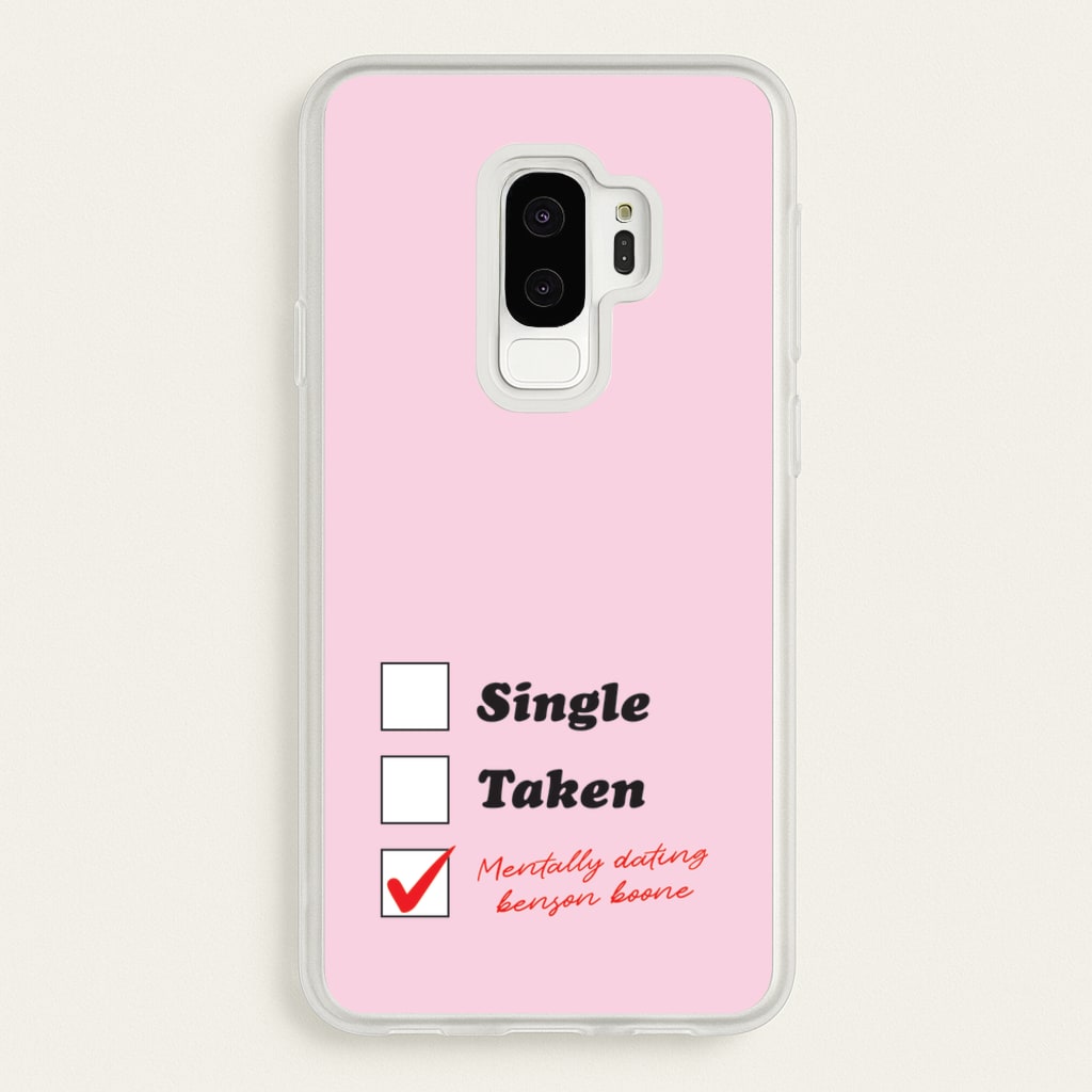 Mentally Dating Benson - Benson Boone Phone Case for Galaxy S9 Plus