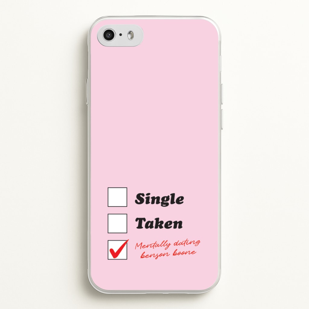 Mentally Dating Benson - Benson Boone Phone Case for iPhone 5 / 5s / SE 2016