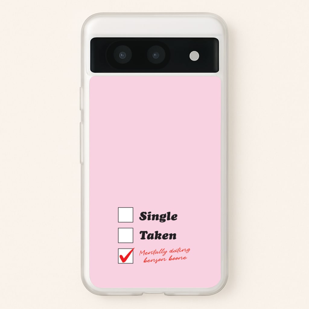 Mentally Dating Benson - Benson Boone Phone Case for Google Pixel 8a