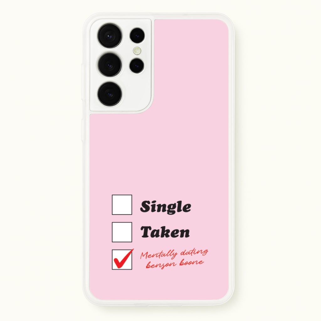 Mentally Dating Benson - Benson Boone Phone Case for Galaxy S21 Ultra