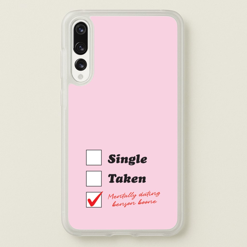 Mentally Dating Benson - Benson Boone Phone Case for Huawei P20 Pro