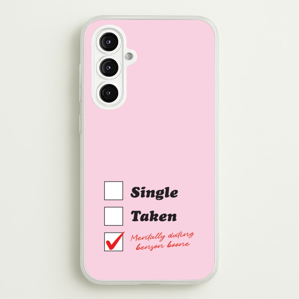 Mentally Dating Benson - Benson Boone Phone Case for Galaxy A16