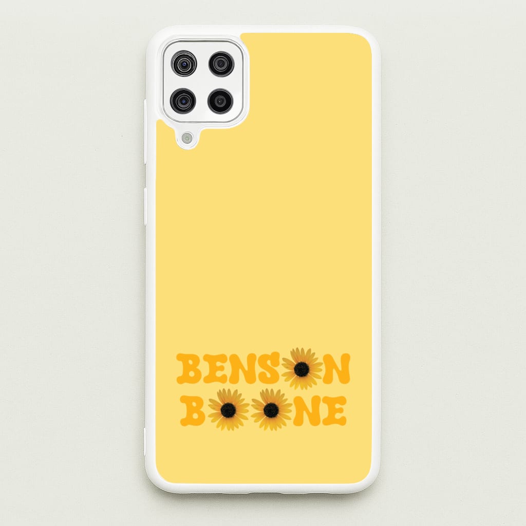 Boone Sunflowers - Benson Boone Phone Case for Galaxy A12