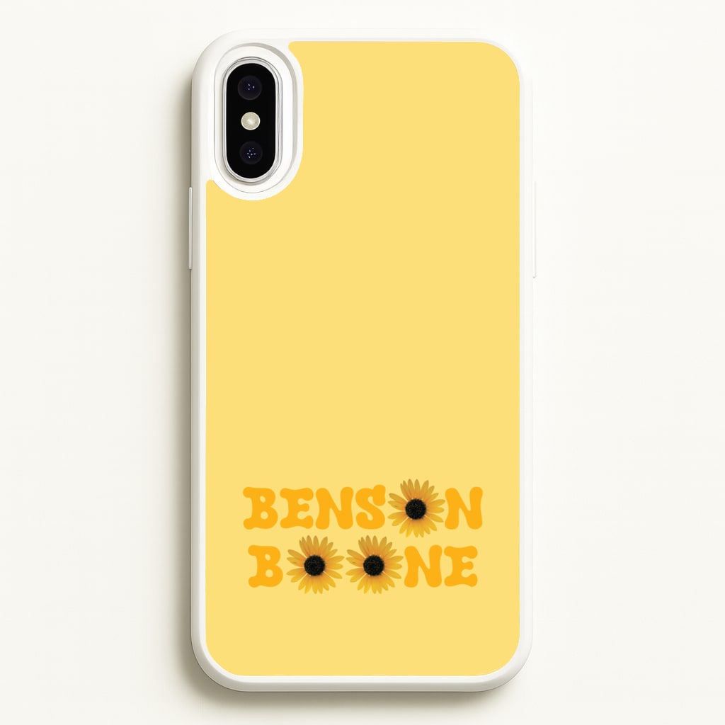 Boone Sunflowers - Benson Boone Phone Case for iPhone XS Max