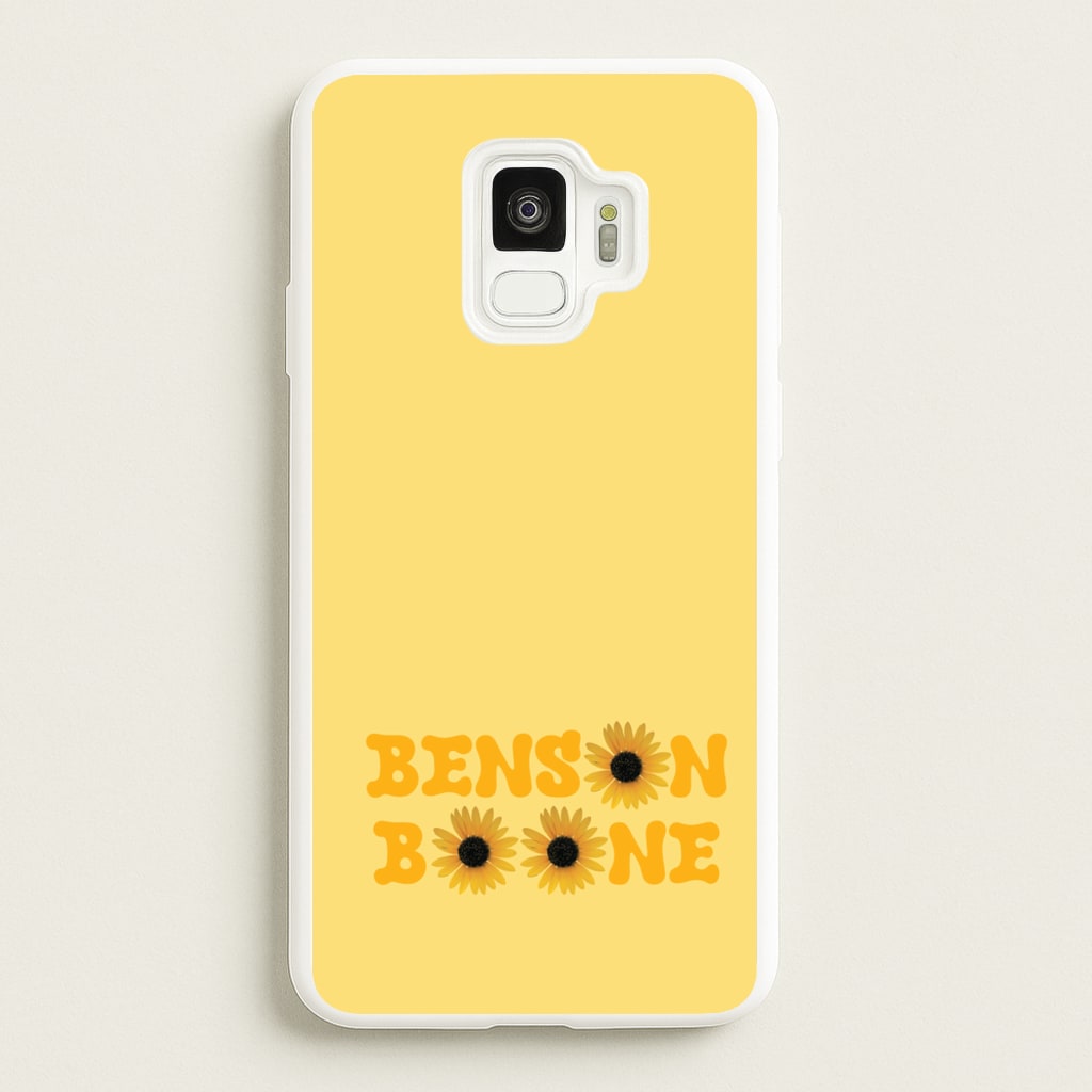 Boone Sunflowers - Benson Boone Phone Case for Galaxy S9