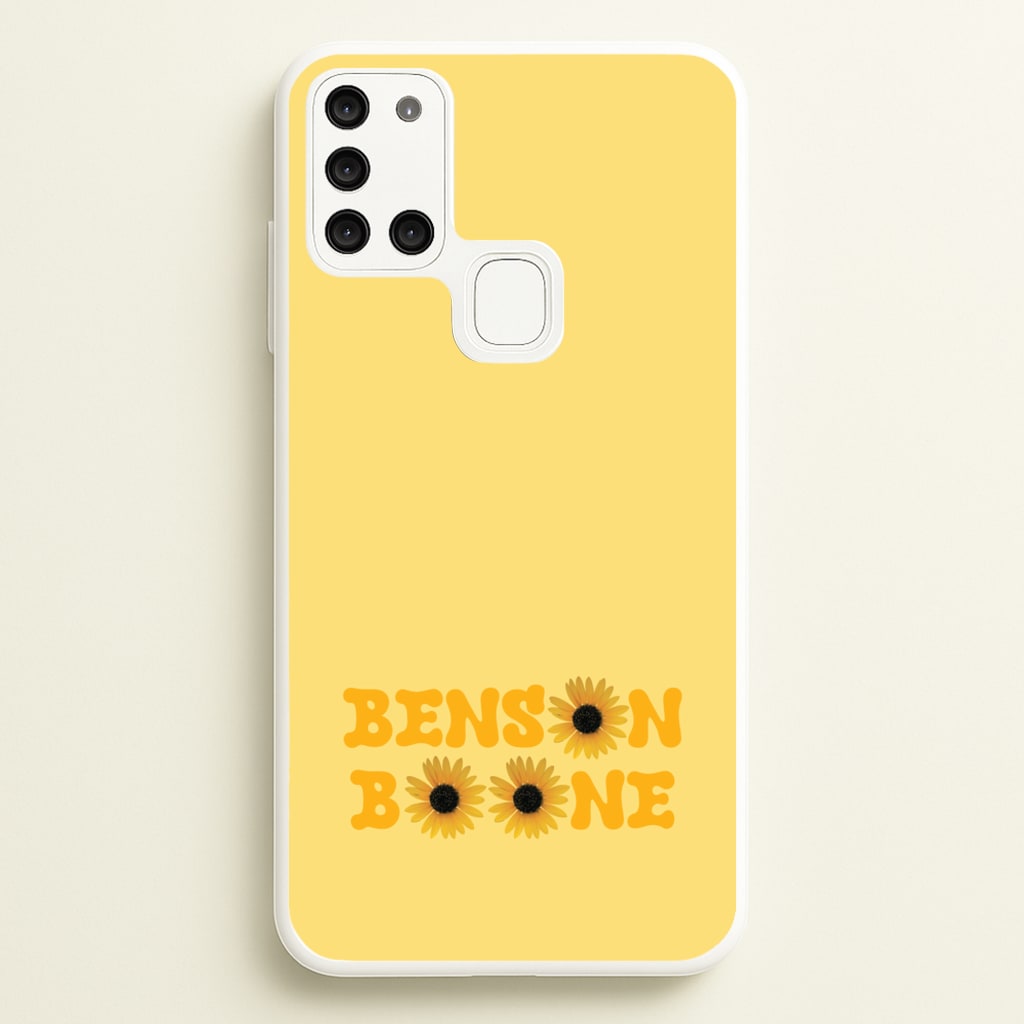 Boone Sunflowers - Benson Boone Phone Case for Galaxy A21s