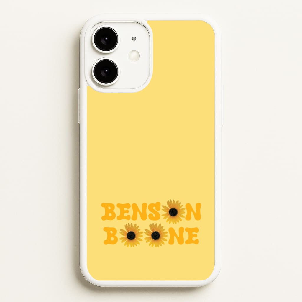 Boone Sunflowers - Benson Boone Phone Case for iPhone 11