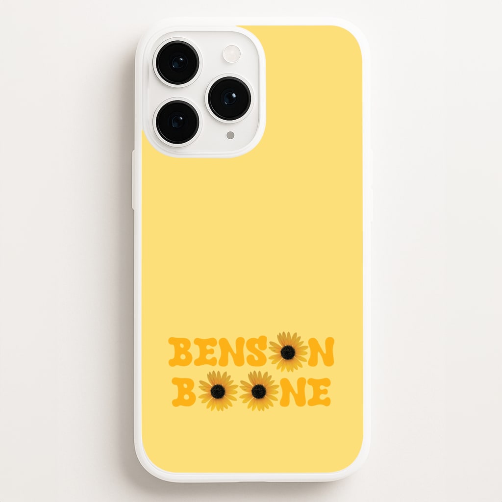 Boone Sunflowers - Benson Boone Phone Case for iPhone 11 Pro