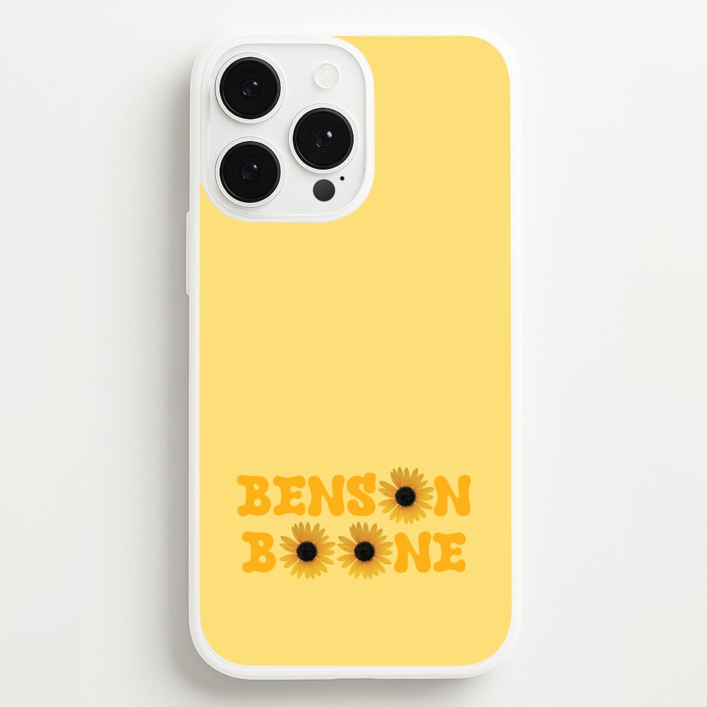Boone Sunflowers - Benson Boone Phone Case for iPhone 13 Pro Max
