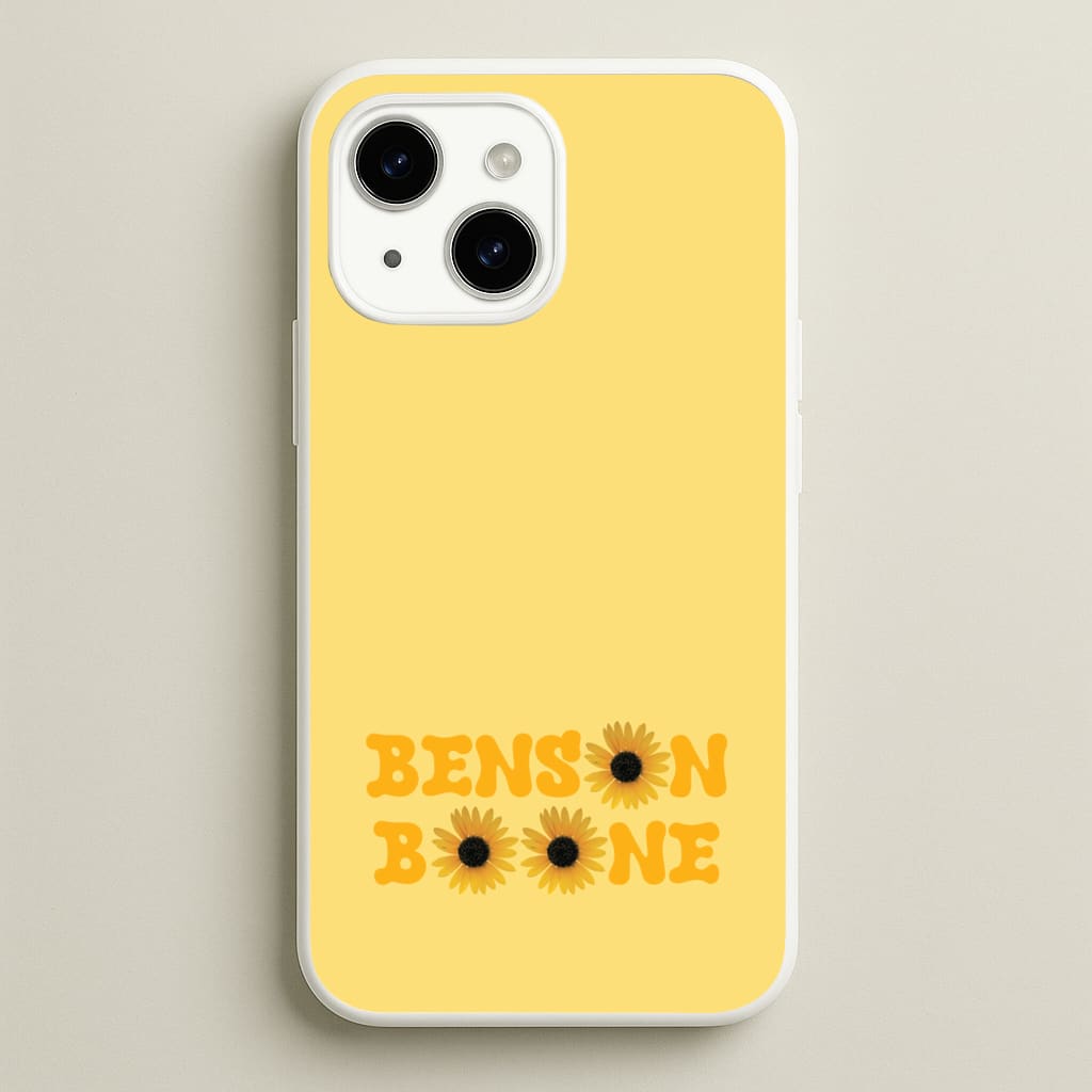 Boone Sunflowers - Benson Boone Phone Case for iPhone 14