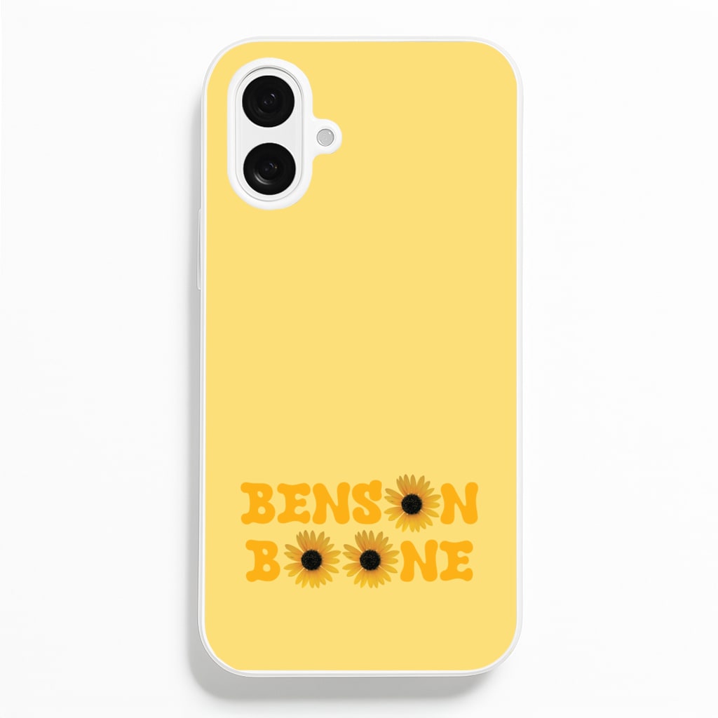 Boone Sunflowers - Benson Boone Phone Case for iPhone 16 Plus