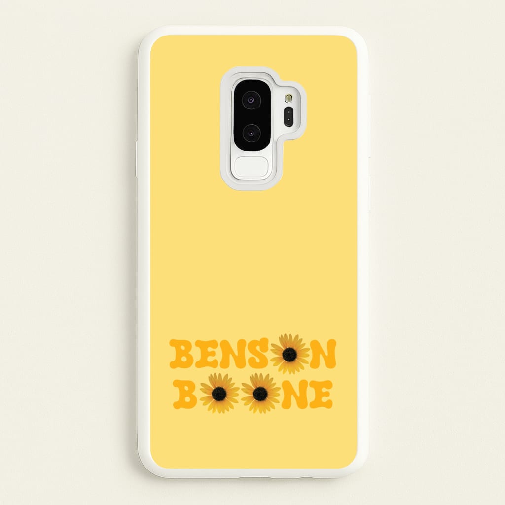 Boone Sunflowers - Benson Boone Phone Case for Galaxy S9 Plus