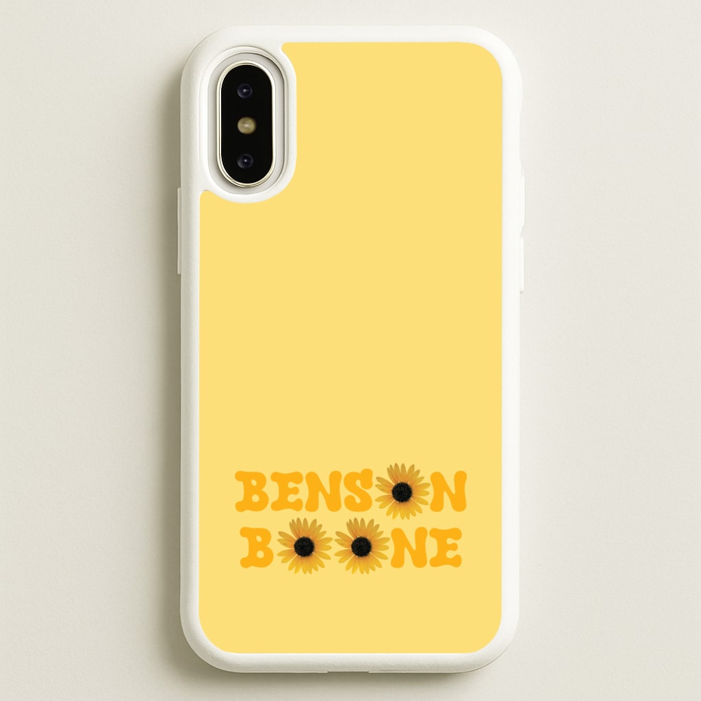 Boone Sunflowers - Benson Boone Phone Case for iPhone X / XS