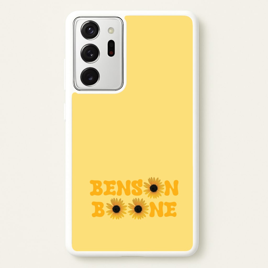 Boone Sunflowers - Benson Boone Phone Case for Galaxy Note 20 Ultra
