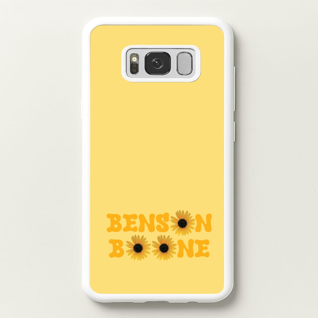 Boone Sunflowers - Benson Boone Phone Case for Galaxy S8