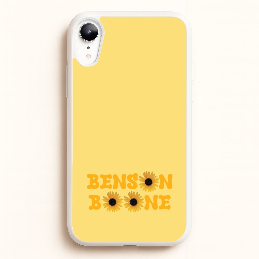 Boone Sunflowers - Benson Boone Phone Case for iPhone XR