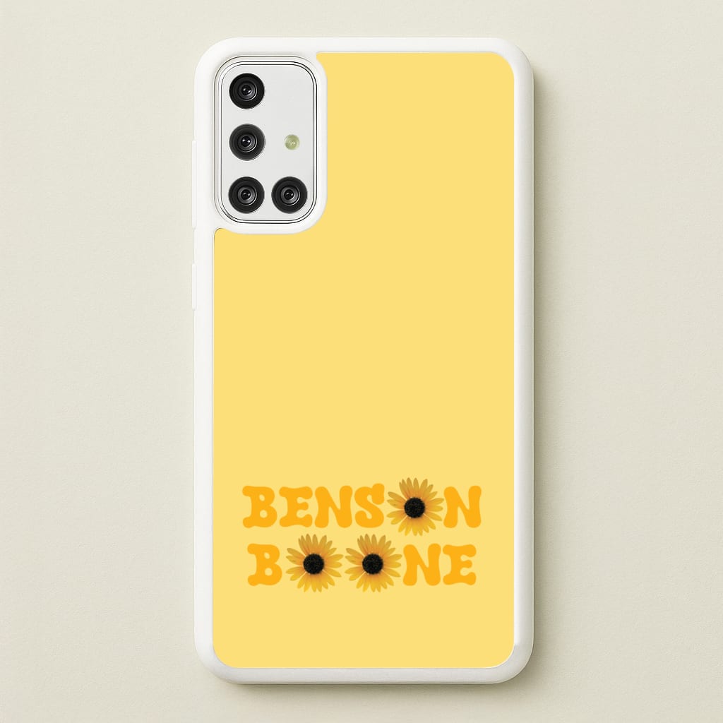Boone Sunflowers - Benson Boone Phone Case for Galaxy A71