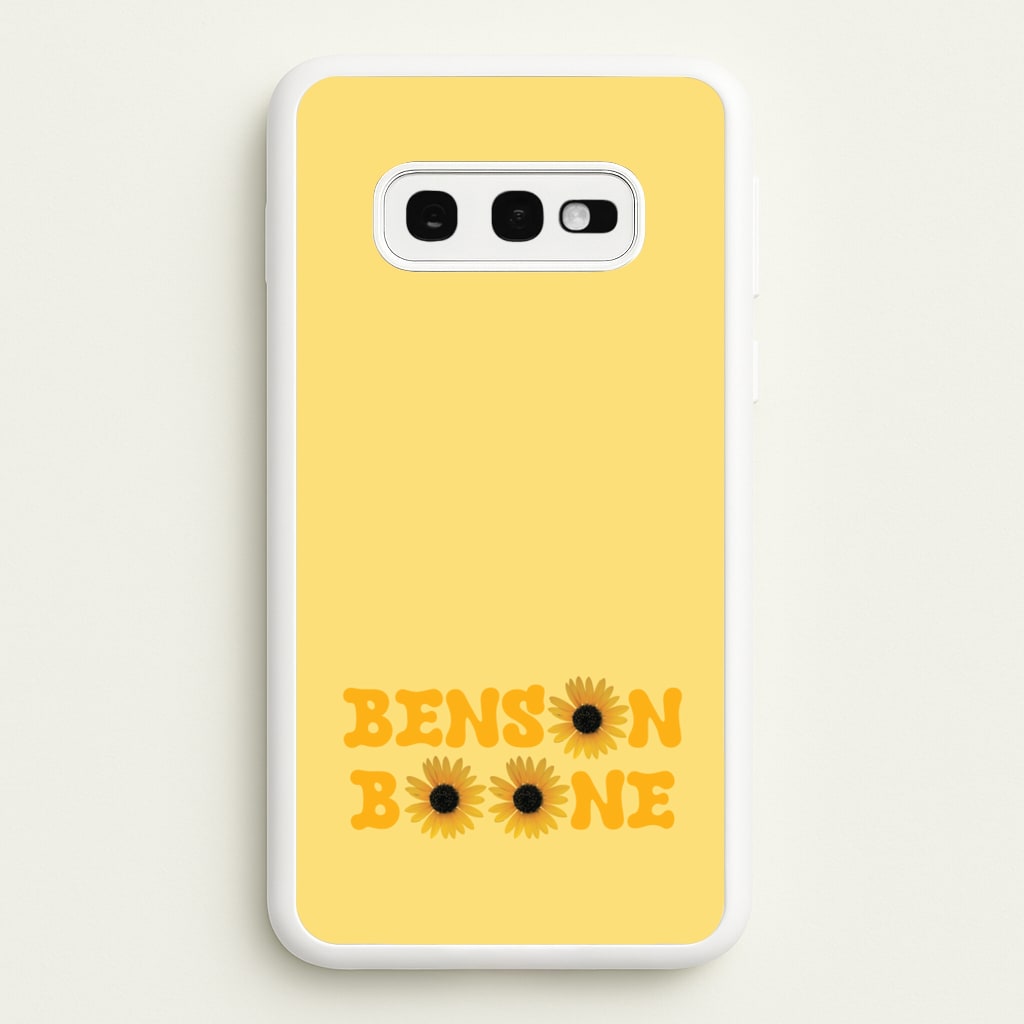 Boone Sunflowers - Benson Boone Phone Case for Galaxy S10e