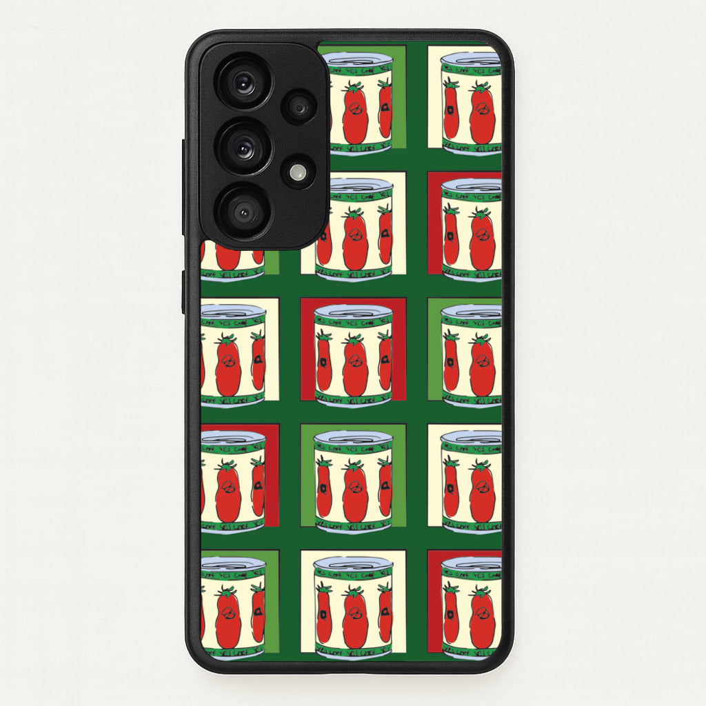 Tomato Pattern - The Bear Phone Case for Galaxy A53