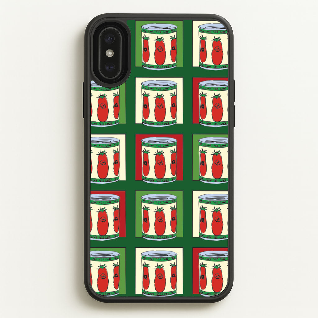 Tomato Pattern - The Bear Phone Case for iPhone XS Max