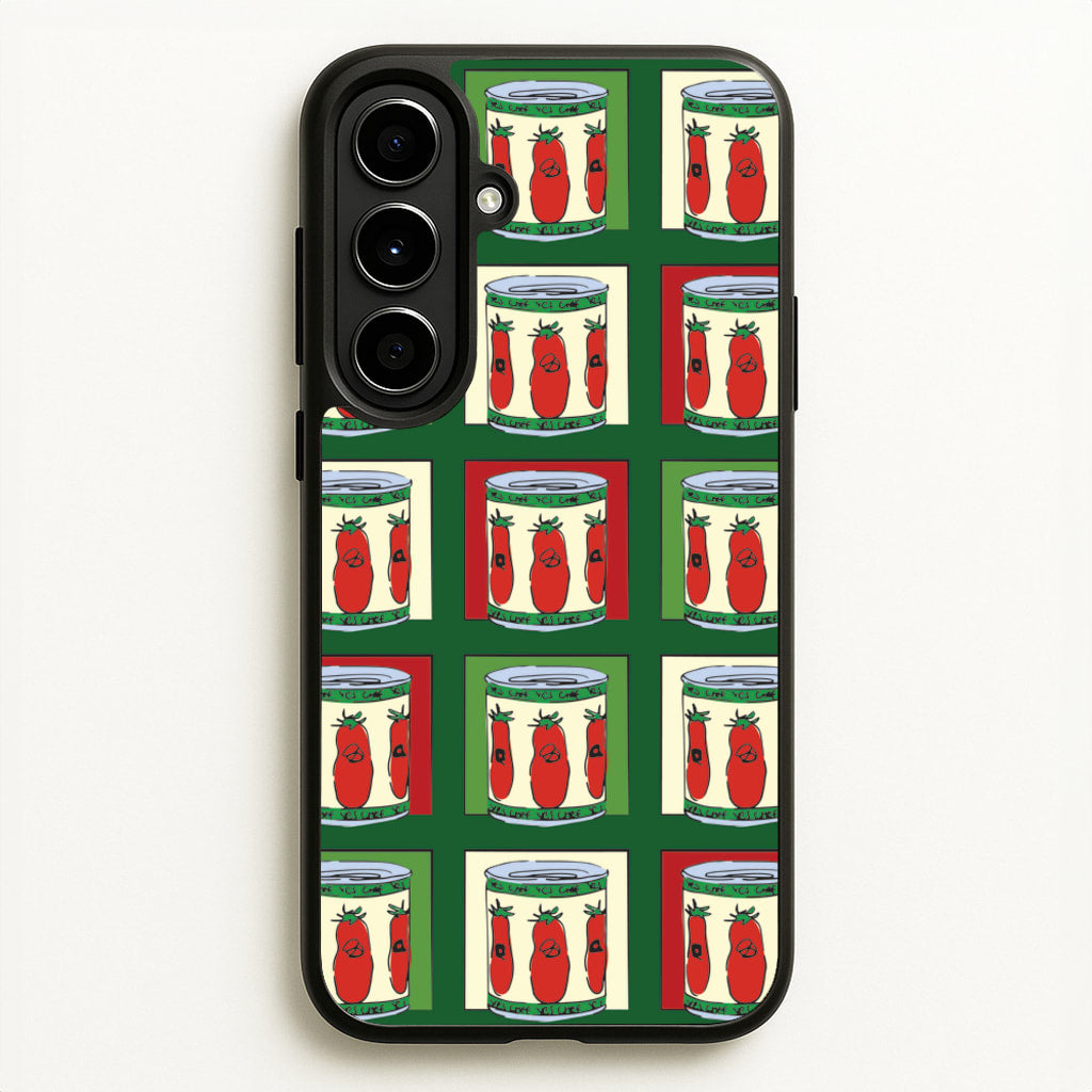 Tomato Pattern - The Bear Phone Case for Galaxy A56