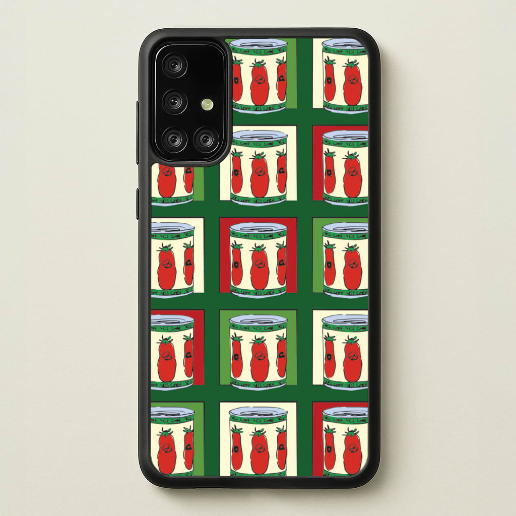 Tomato Pattern - The Bear Phone Case for Galaxy A71