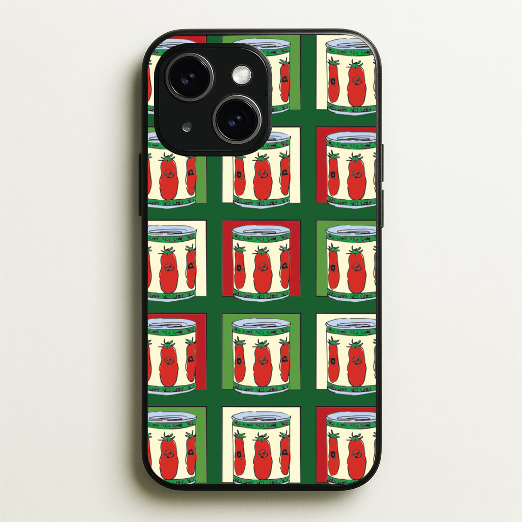 Tomato Pattern - The Bear Phone Case for iPhone 15 Plus