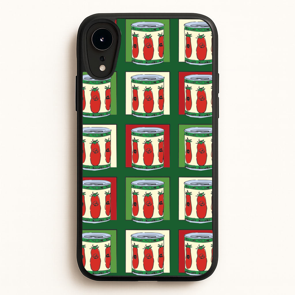 Tomato Pattern - The Bear Phone Case for iPhone XR