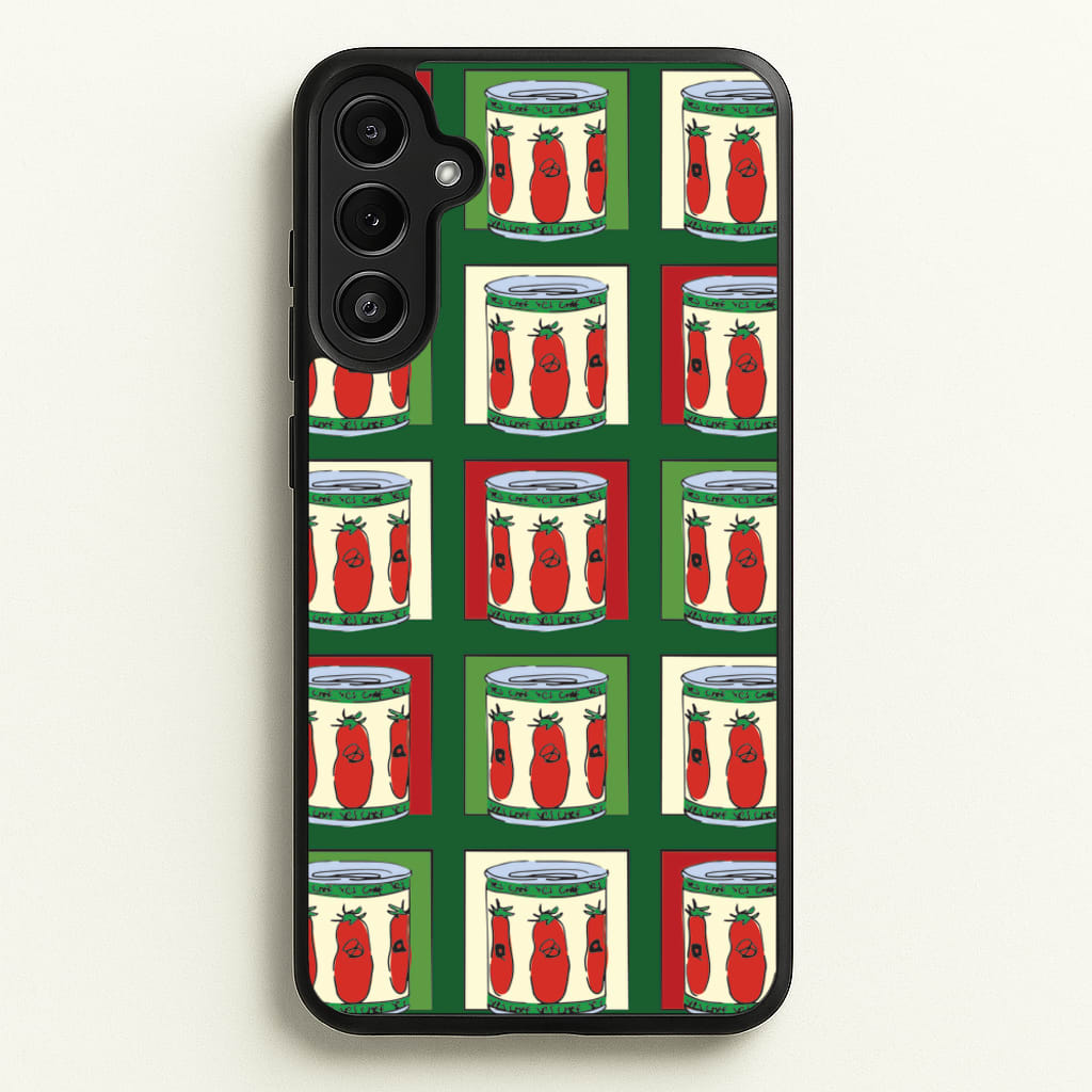 Tomato Pattern - The Bear Phone Case for Galaxy A34