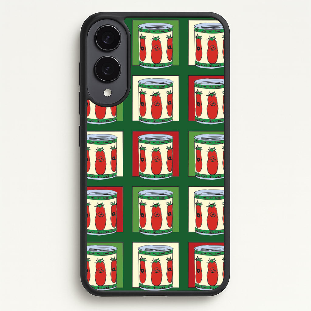 Tomato Pattern - The Bear Phone Case for Galaxy S25 Edge