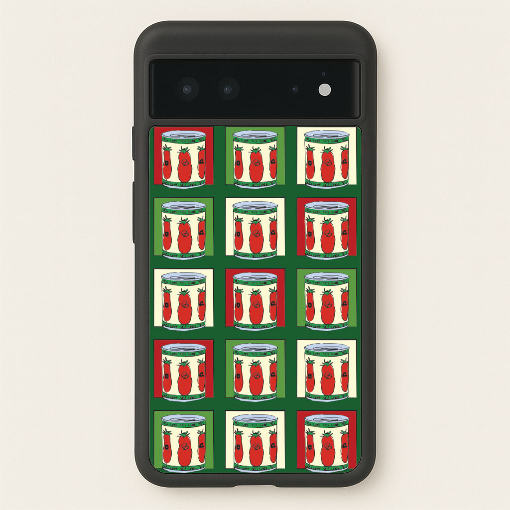 Tomato Pattern - The Bear Phone Case for Google Pixel 6