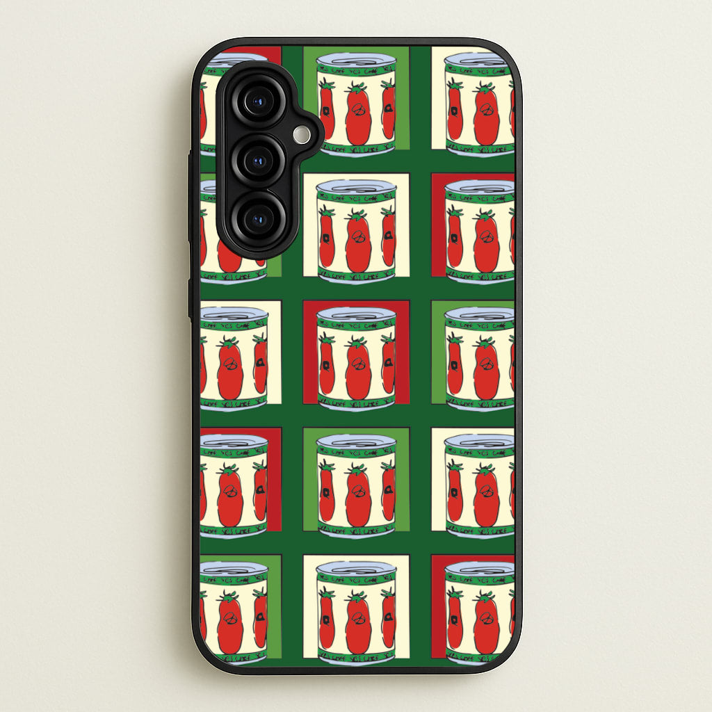 Tomato Pattern - The Bear Phone Case for Galaxy A54