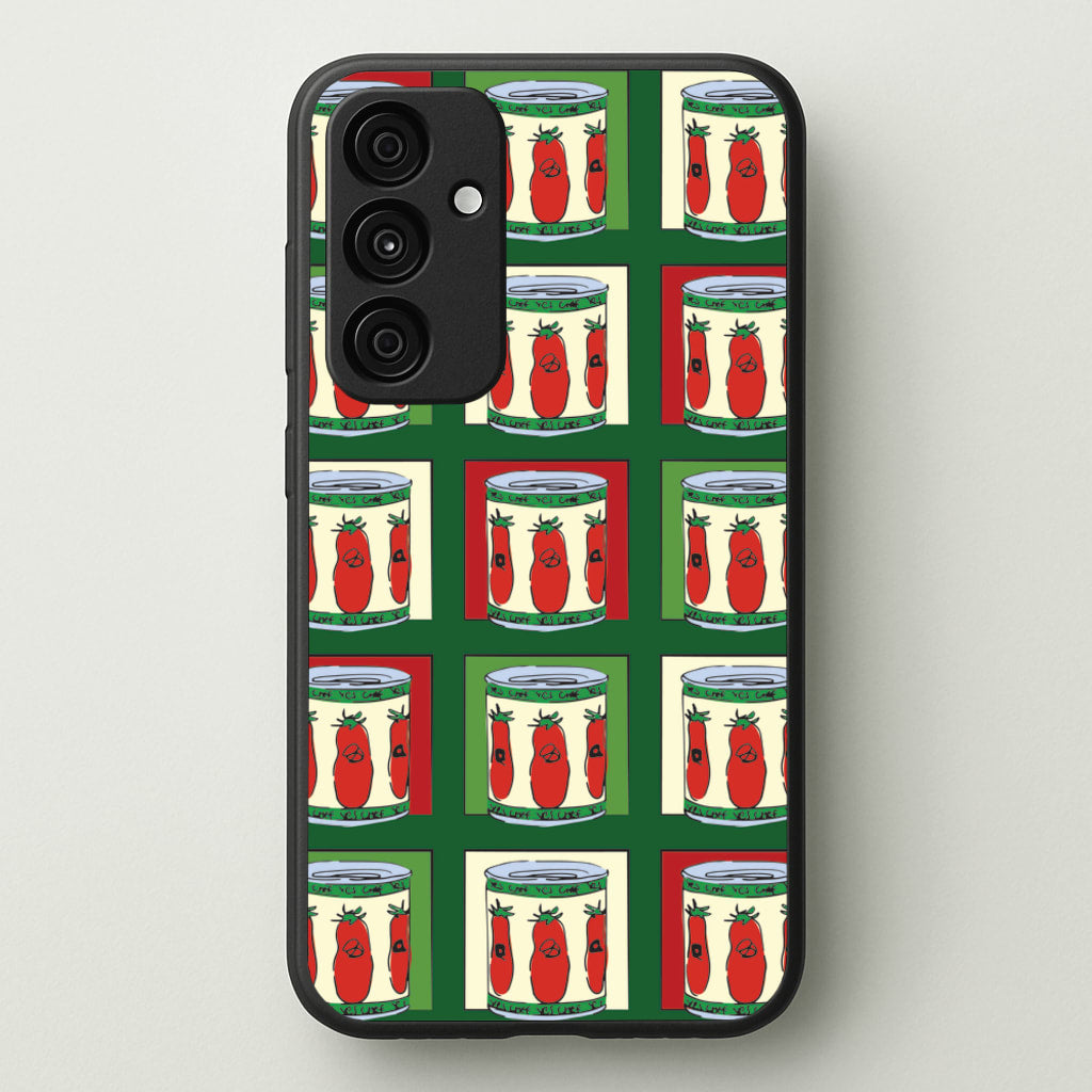 Tomato Pattern - The Bear Phone Case for Galaxy A55