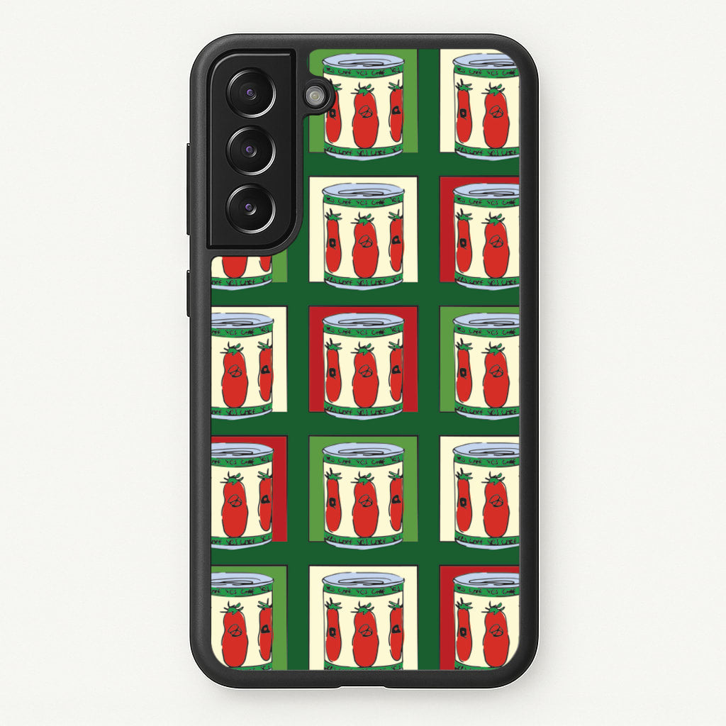 Tomato Pattern - The Bear Phone Case for Galaxy S21 Plus