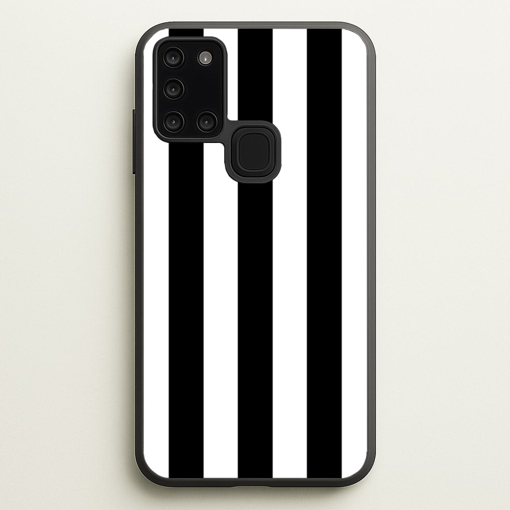 Beetle Halloween Stripes - Halloween Phone Case for Galaxy A21s