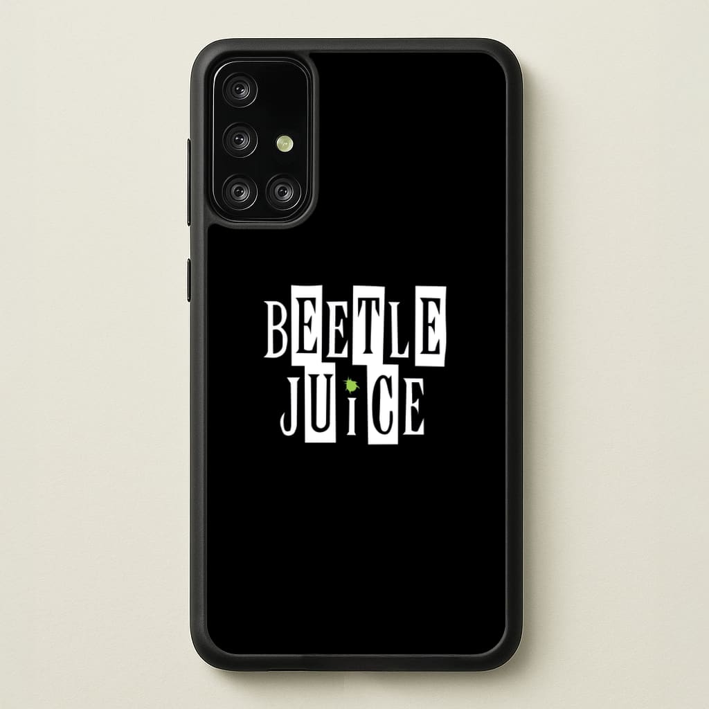 Text - Beetle Halloween - Halloween Phone Case for Galaxy A71