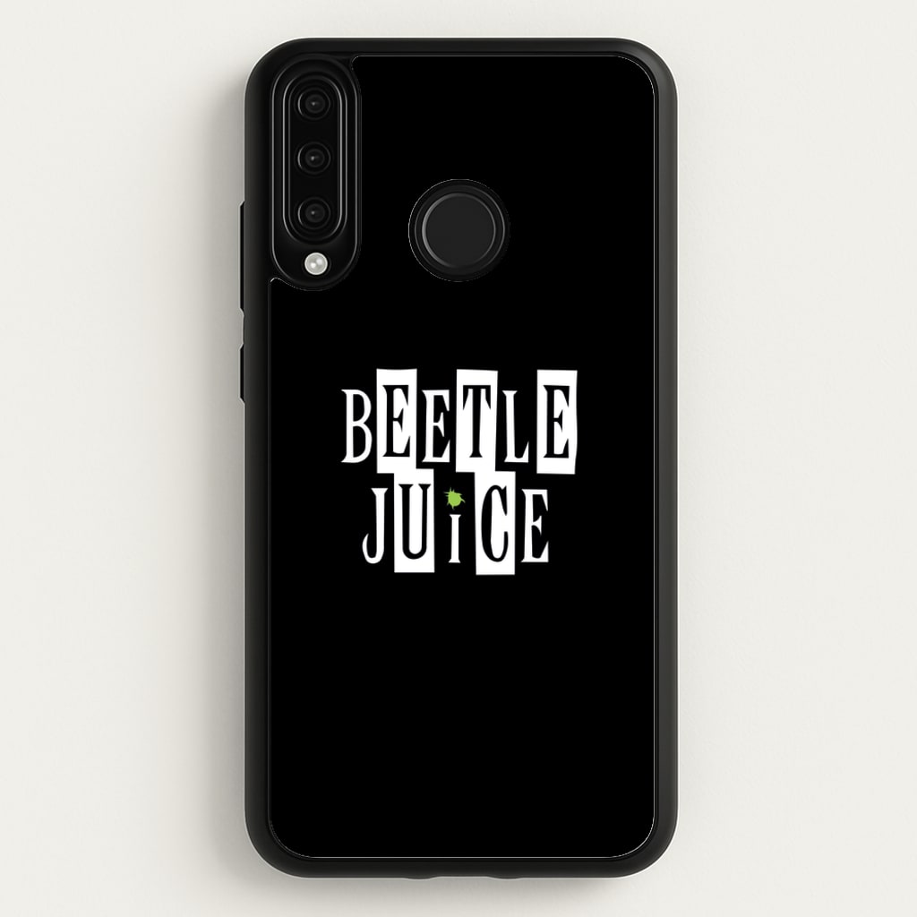 Text - Beetle Halloween - Halloween Phone Case for Huawei P30 Lite