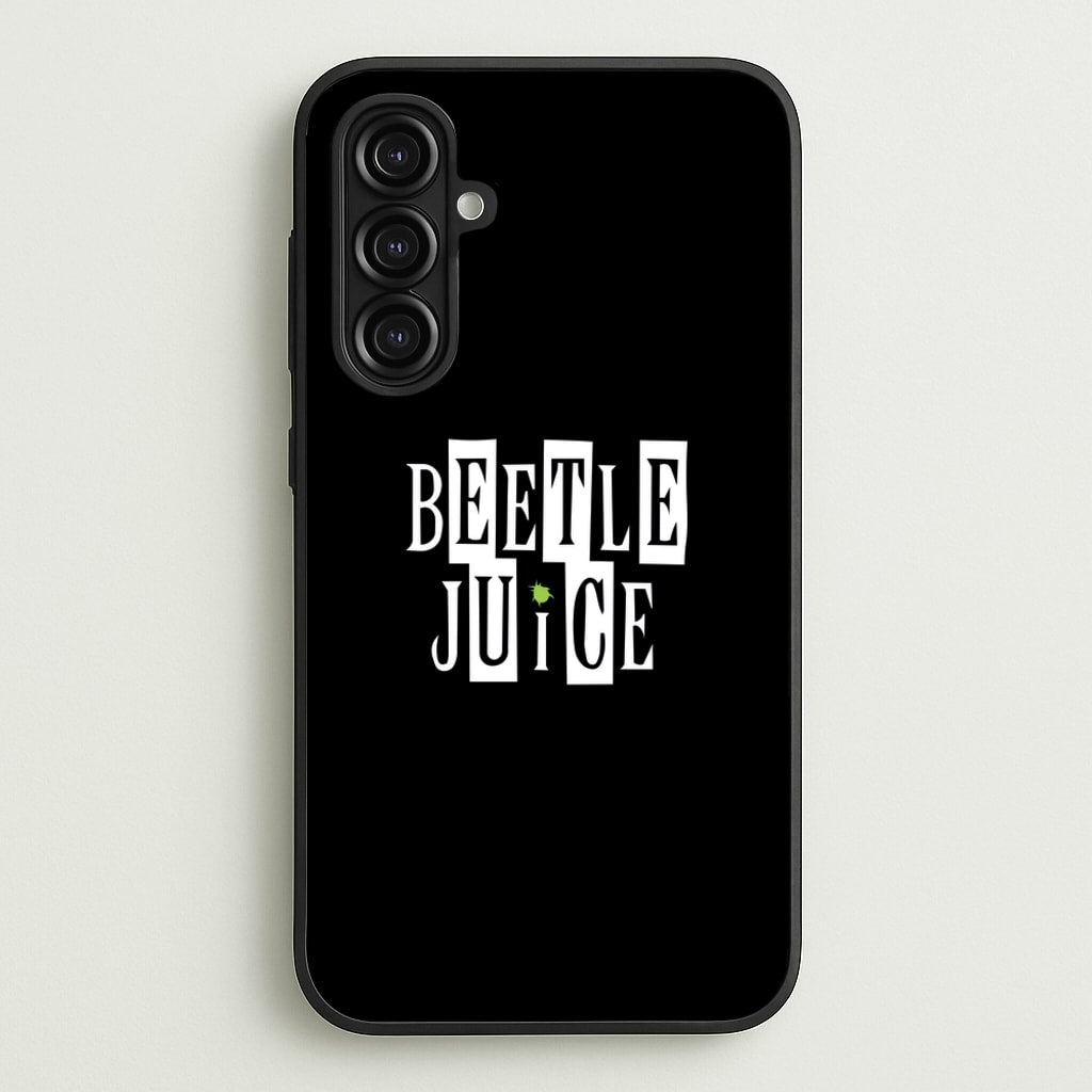 Text - Beetle Halloween - Halloween Phone Case for Galaxy A16