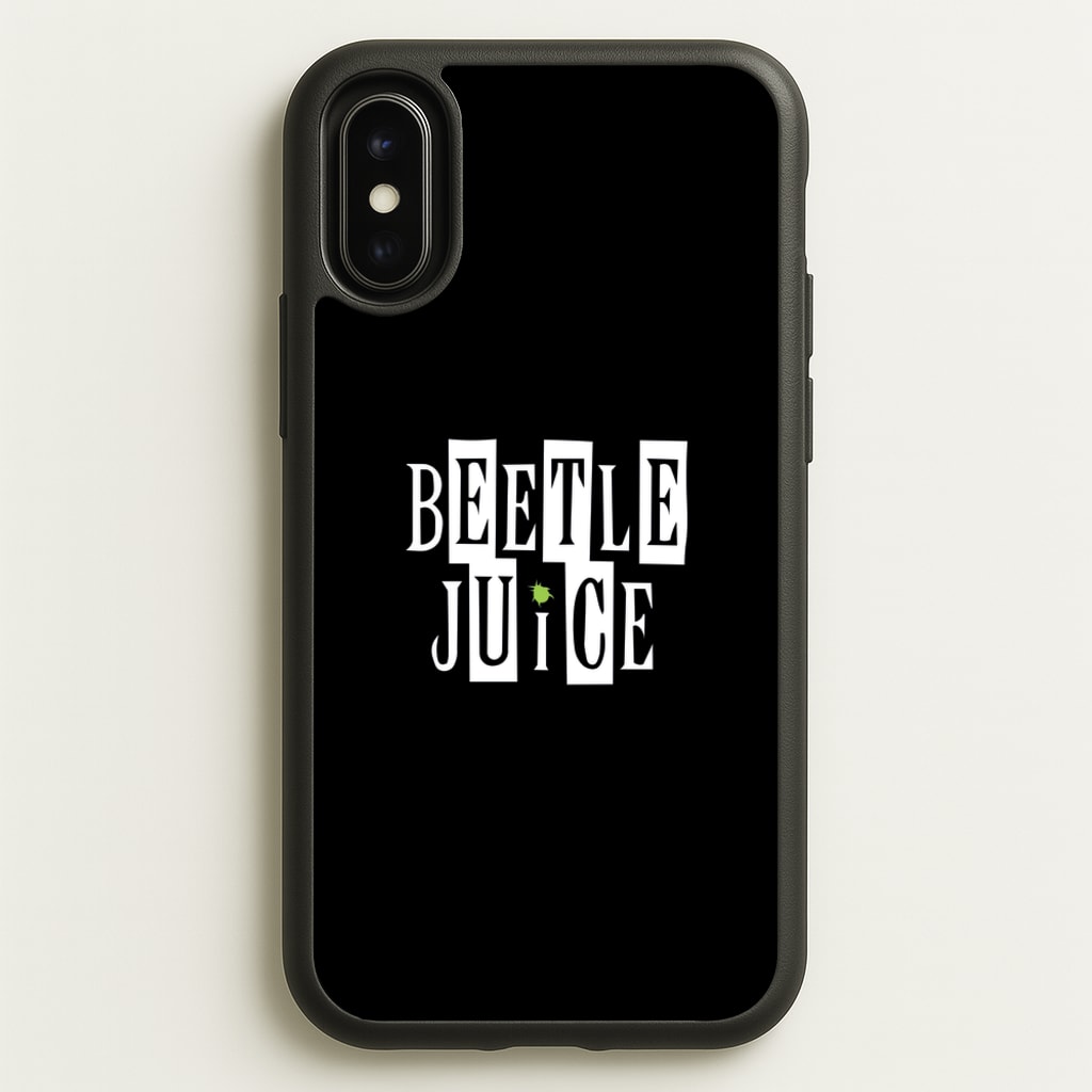 Text - Beetle Halloween - Halloween Phone Case for iPhone X / XS