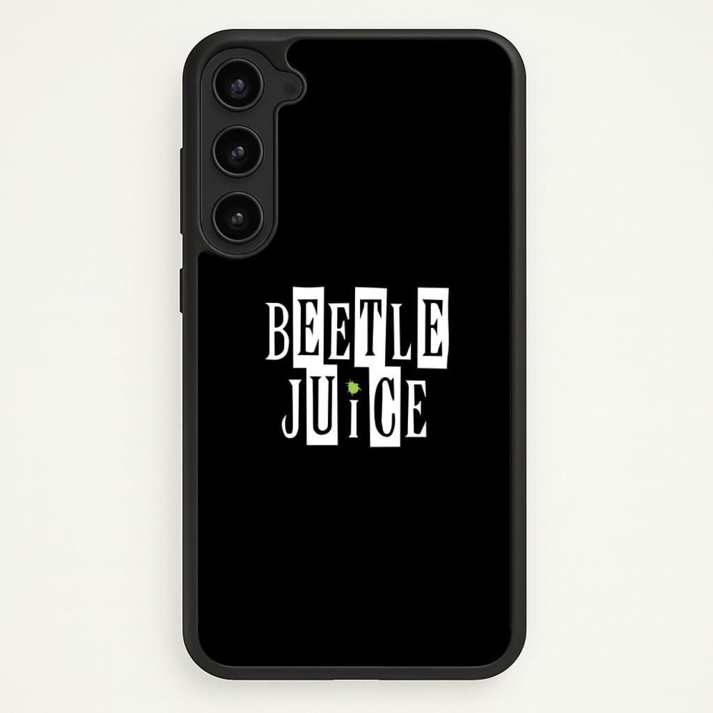 Text - Beetle Halloween - Halloween Phone Case for Galaxy S23 Plus