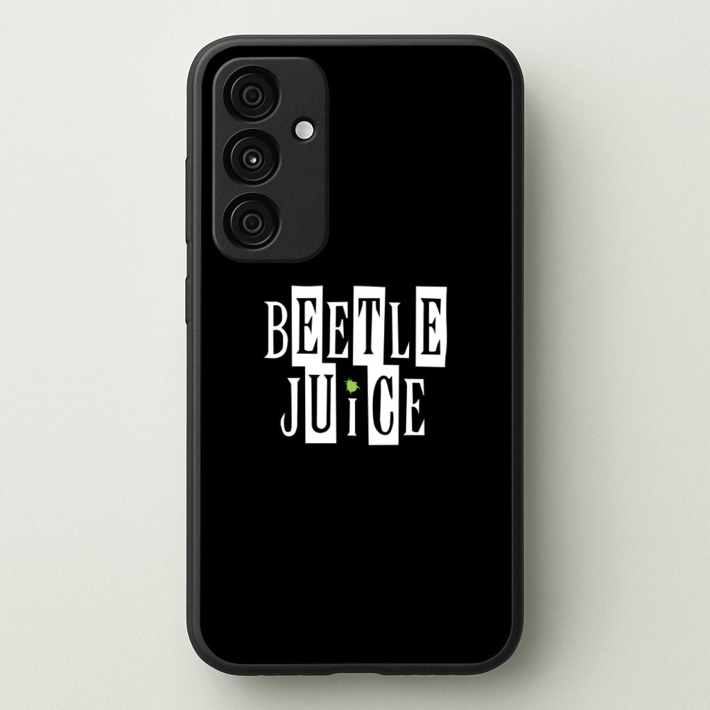 Text - Beetle Halloween - Halloween Phone Case for Galaxy A35