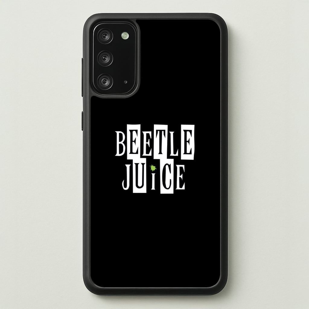 Text - Beetle Halloween - Halloween Phone Case for Galaxy Note 20