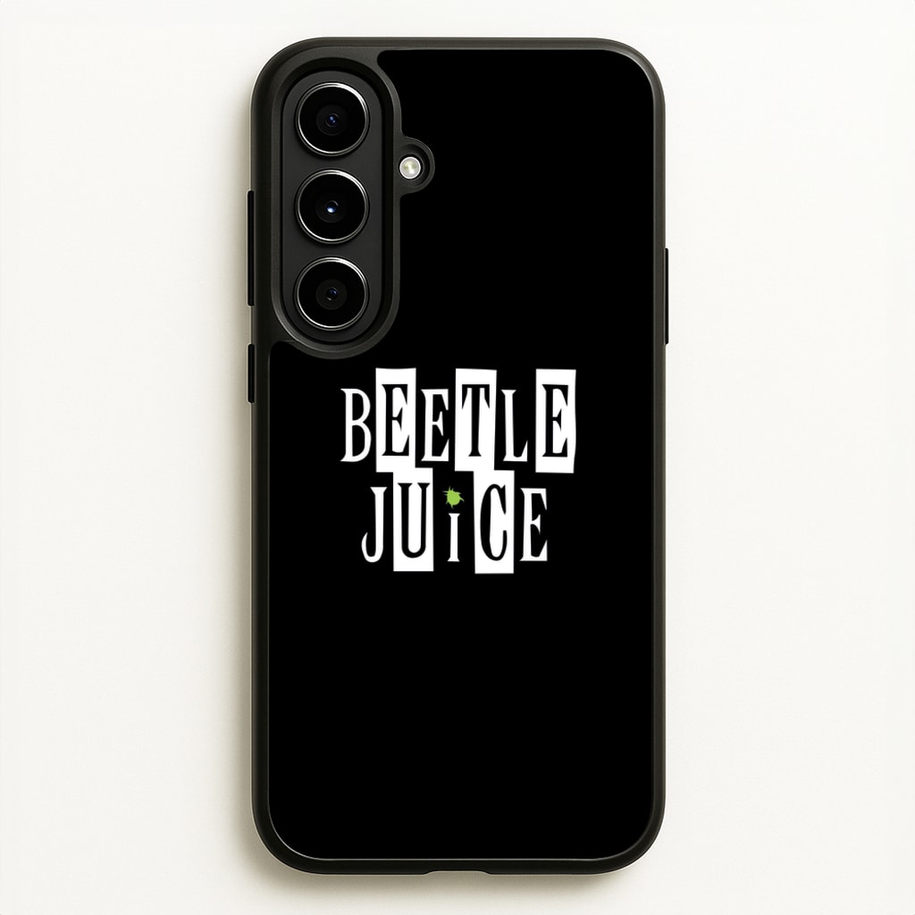 Text - Beetle Halloween - Halloween Phone Case for Galaxy A56