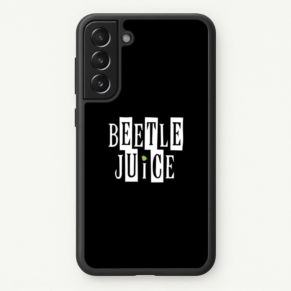 Text - Beetle Halloween - Halloween Phone Case for Galaxy S22 Plus