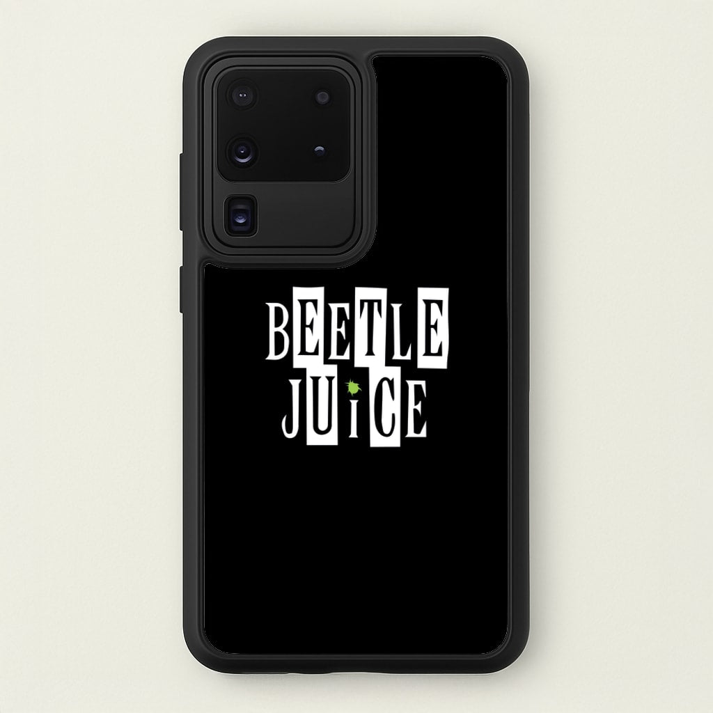 Text - Beetle Halloween - Halloween Phone Case for Galaxy S20 Ultra