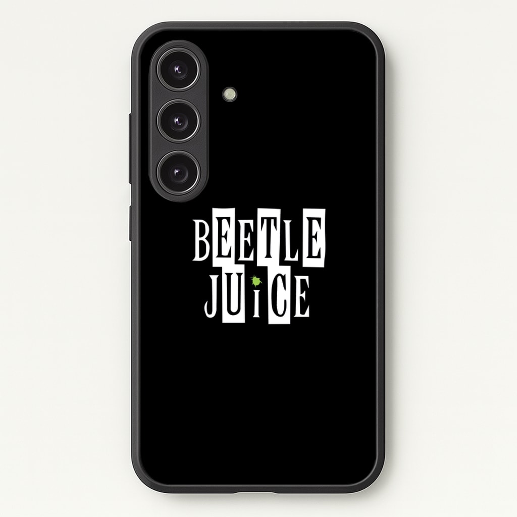 Text - Beetle Halloween - Halloween Phone Case for Galaxy S24FE