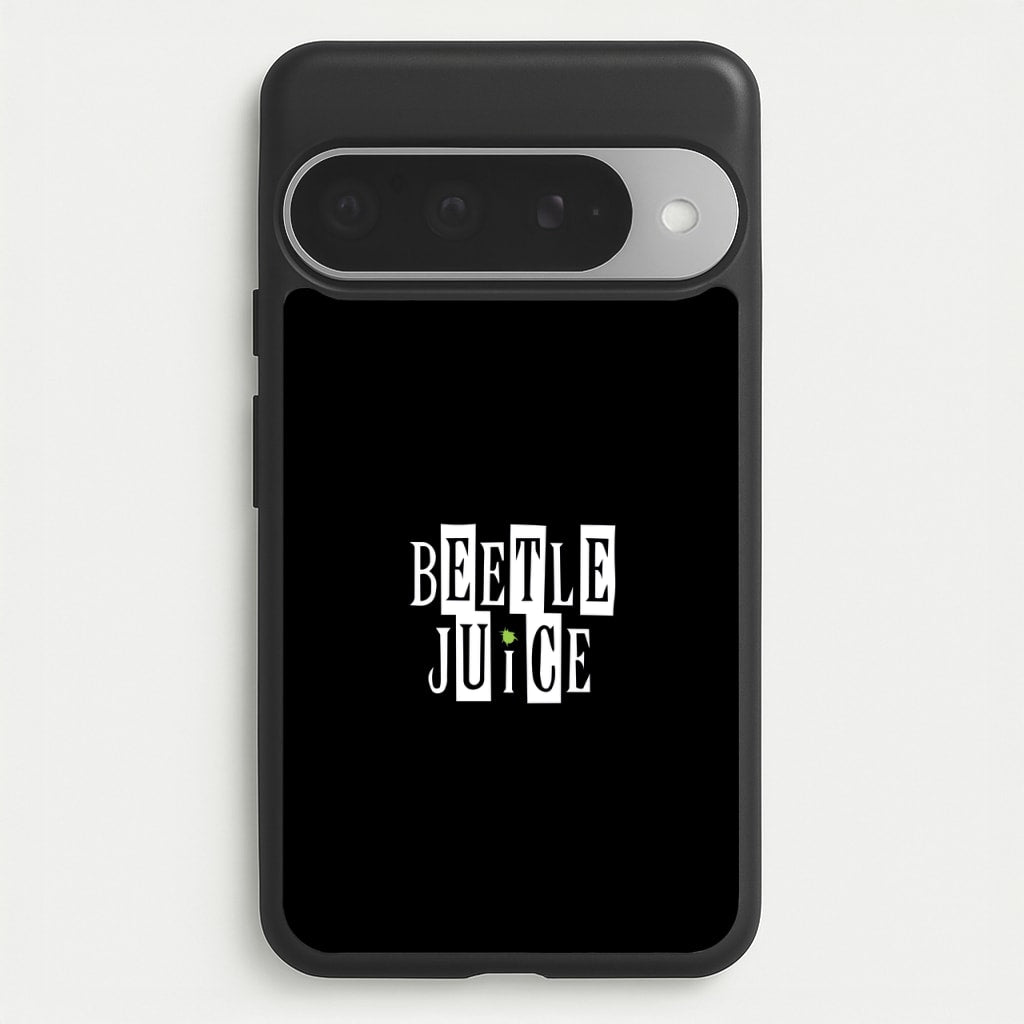 Text - Beetle Halloween Phone Case for Google Pixel 10 Pro XL