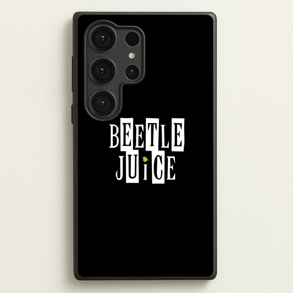 Text - Beetle Halloween - Halloween Phone Case for Galaxy S25 Ultra