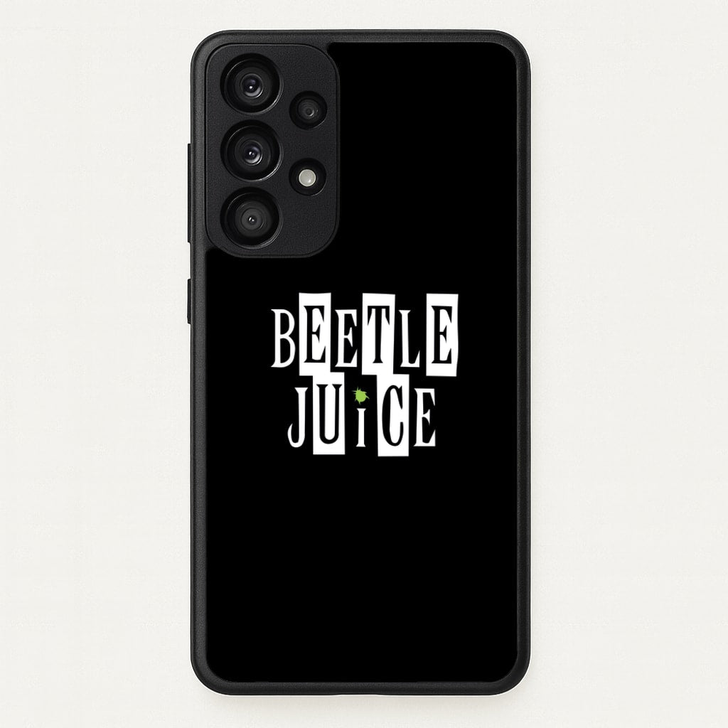 Text - Beetle Halloween - Halloween Phone Case for Galaxy A53