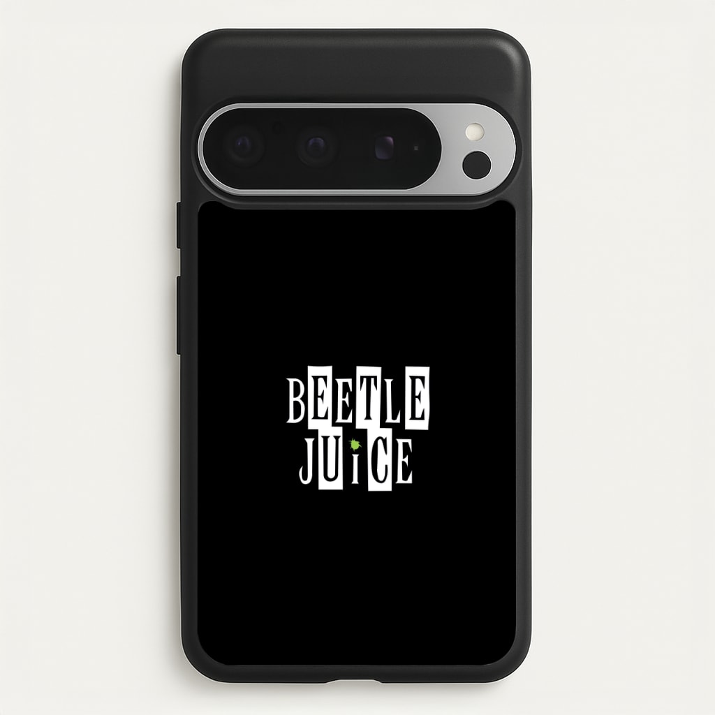 Text - Beetle Halloween - Halloween Phone Case for Google Pixel 9 Pro XL